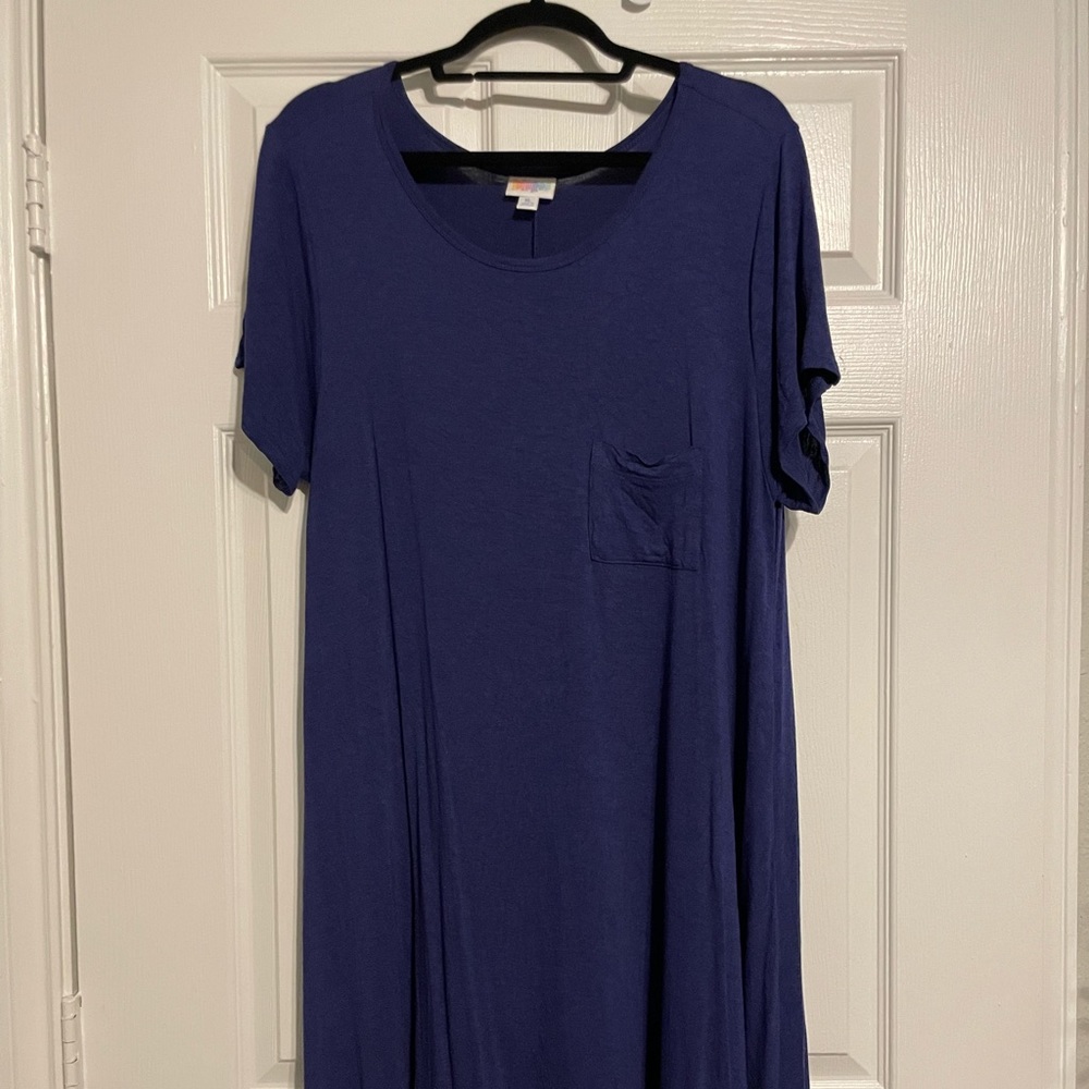 Lularoe xl blue Carly dress